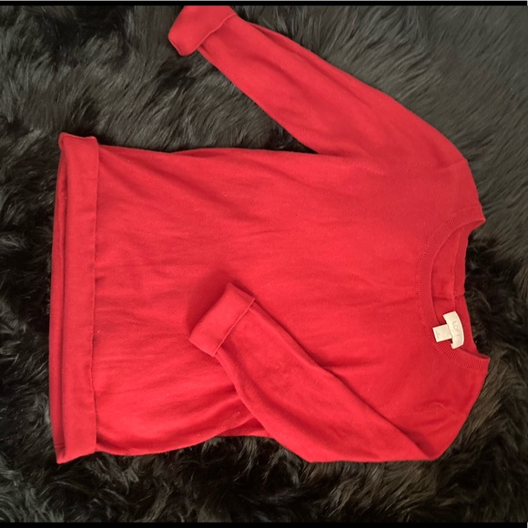 ❤️Cute Red LOFT Sweater❤️ - Picture 1 of 6